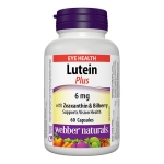 Webber Lutein 6mg with Bilberry Extract and Multi-anthocyanidins (60 capsules)
