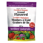 Webber Certified Organic Ground Flaxseed 425g
