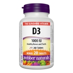 Webber Vitamin D 1000IU (240+20 tablets)